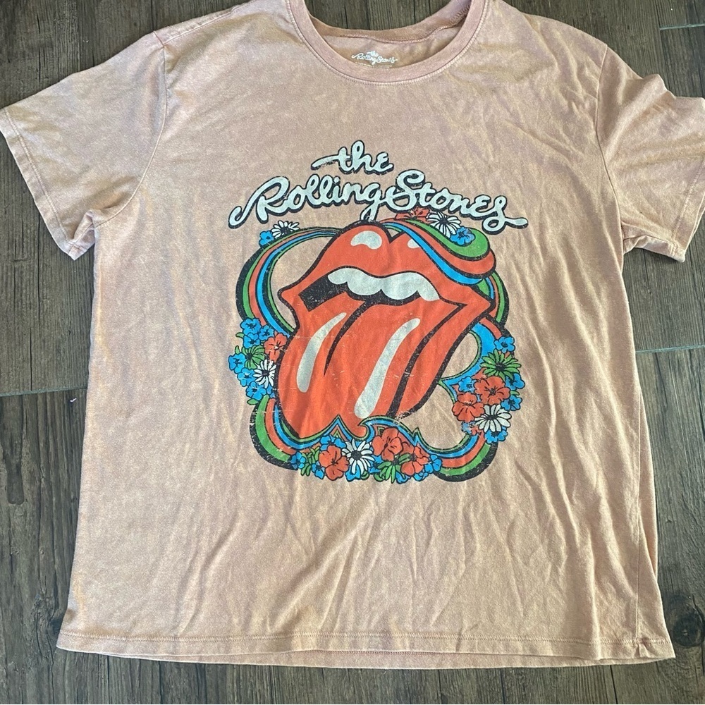 Rolling Stones TShirt teens (12/14) Oversized  Graphic Tongue Logo